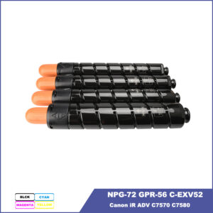 Canon GPR56 CEXV52 NPG72 Toner Cartridge for iR-ADV C7570 IRC7580