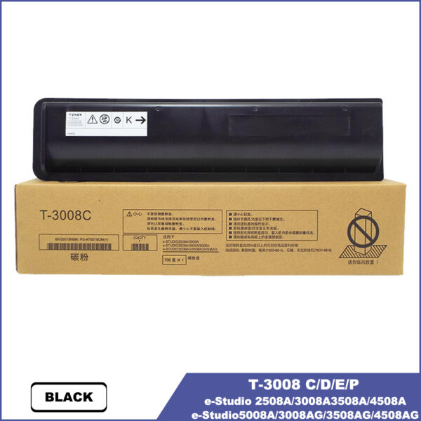 Toshiba T-3008 D P E U Toner Cartridge for E-studio 2508A 3008A3508A 4508A 5008A 3008AG 3508AG 4508AG