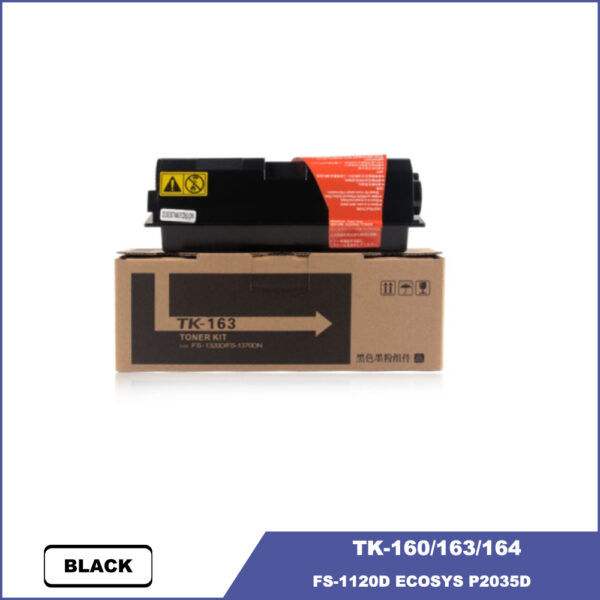 Kyocera TK160 TK163 TK164 Toner Cartridge for FS-1120D ECOSYS P2035D